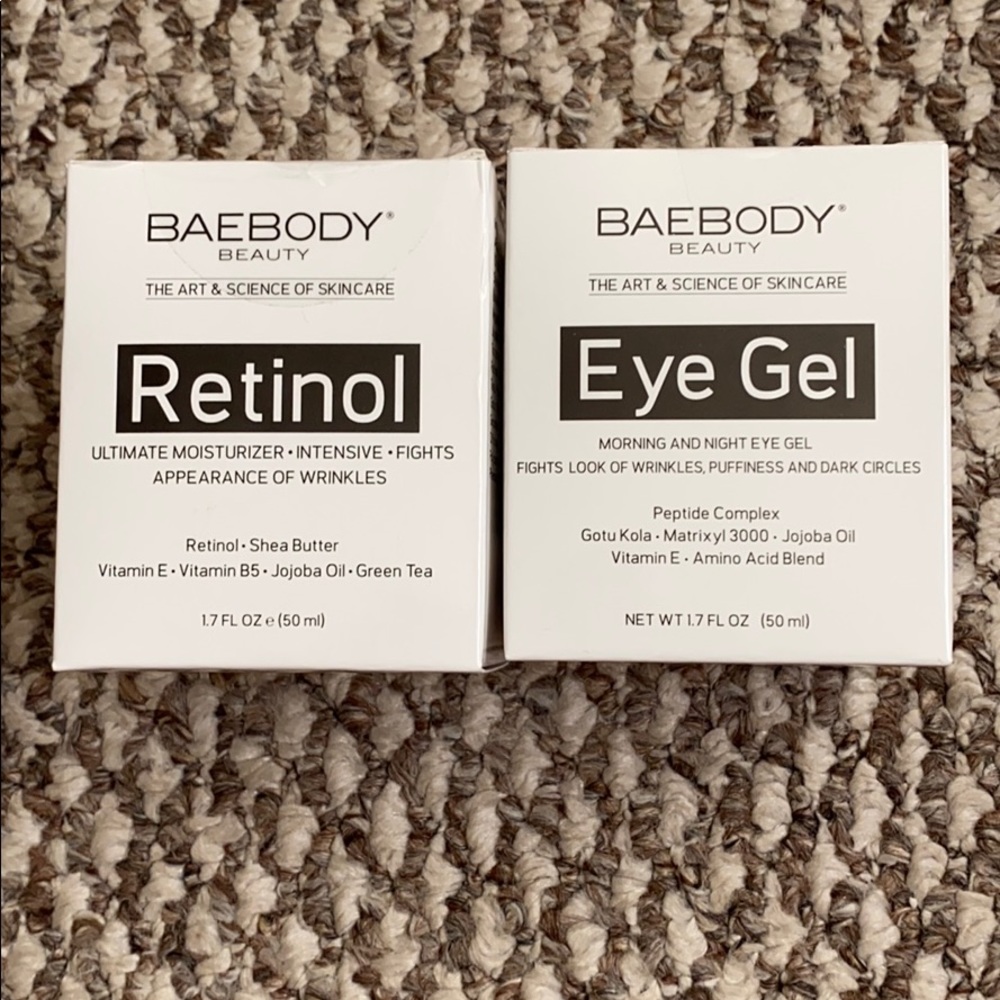 BAEBODY Retinol Moisturizer & Eye Gel Set